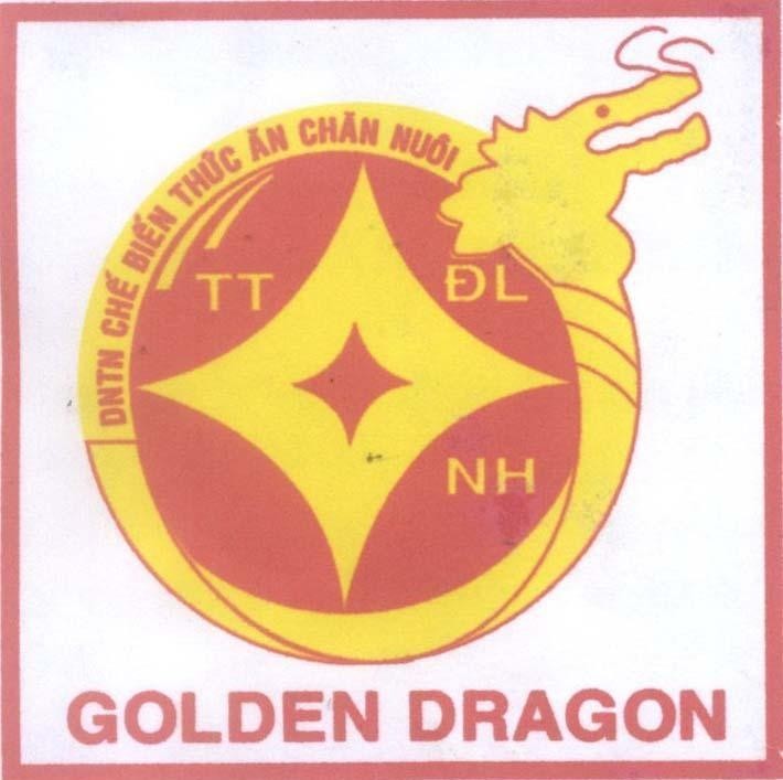 Mẫu nhãn hiệu GOLDEN DRAGON TT ĐL NH DNTN CHế BIếN THứC ĂN CHĂN NUÔI
