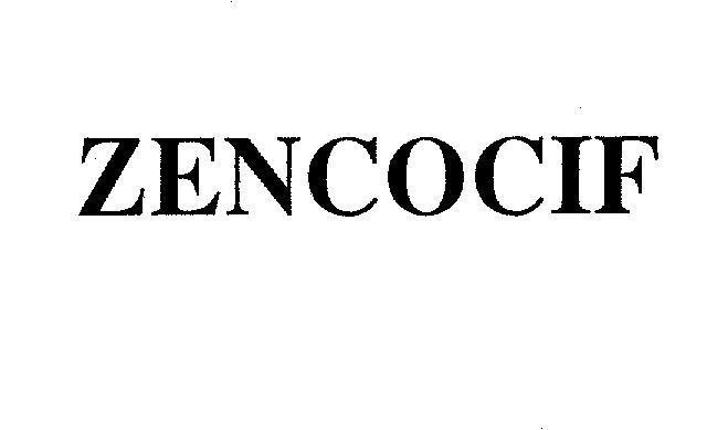 Mẫu nhãn hiệu ZENCOCIF