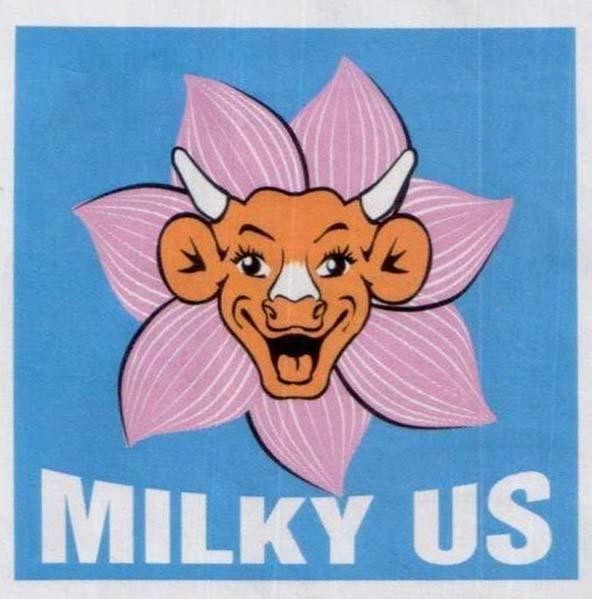 Mẫu nhãn hiệu MILKY US