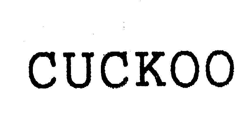 Mẫu nhãn hiệu CUCKOO