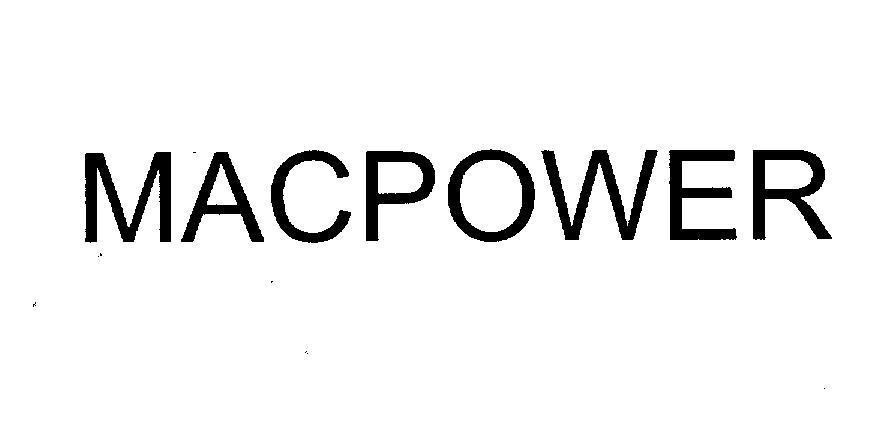 Mẫu nhãn hiệu MACPOWER