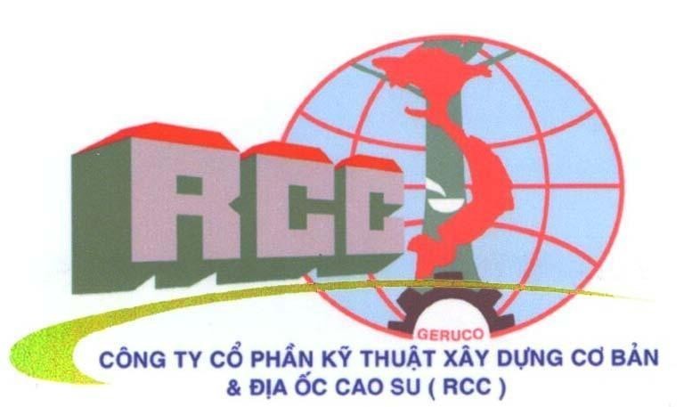 Mẫu nhãn hiệu RCC GERUCO CONG TY CO PHAN KY THUAT XAY DUNG CO BAN & DIA OC CAO SU