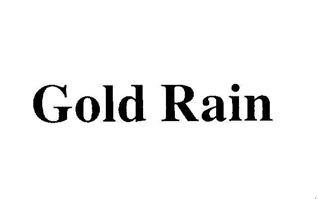 Mẫu nhãn hiệu GOLD RAIN