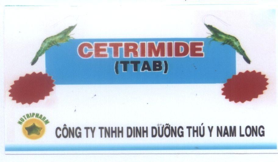 Mẫu nhãn hiệu CETRIMIDE (TTAB) NUTRIPHARM NAM LONG