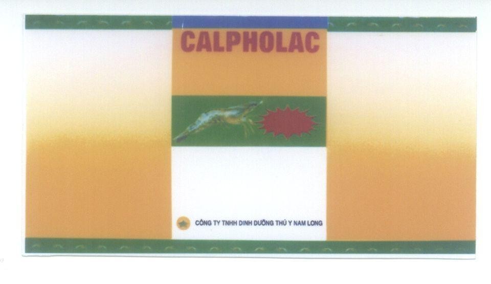 Mẫu nhãn hiệu CALPHOLAC NAM LONG