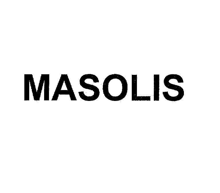 Mẫu nhãn hiệu MASOLIS