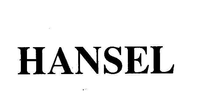 Mẫu nhãn hiệu HANSEL