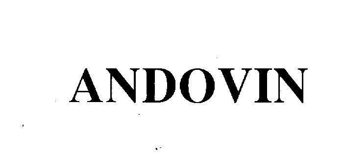 Mẫu nhãn hiệu ANDOVIN