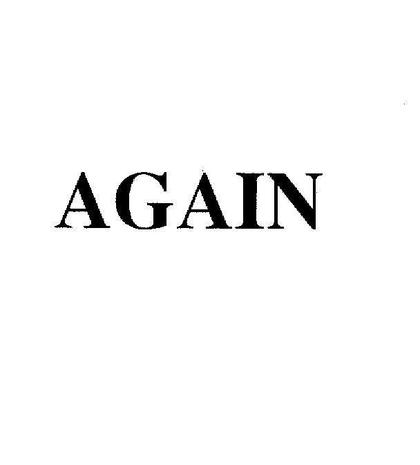 Mẫu nhãn hiệu AGAIN