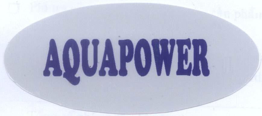 Mẫu nhãn hiệu AQUAPOWER