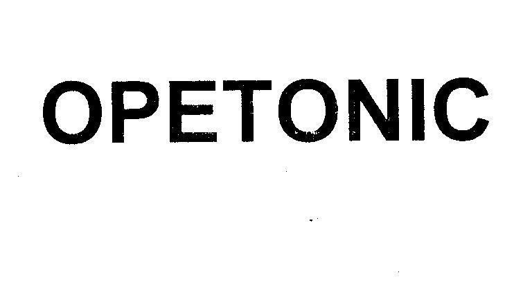 Mẫu nhãn hiệu OPETONIC