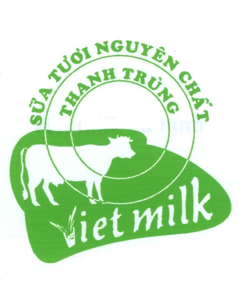 Mẫu nhãn hiệu SUA TUOI NGUYEN CHAT THANH TRUNG VIET MILK
