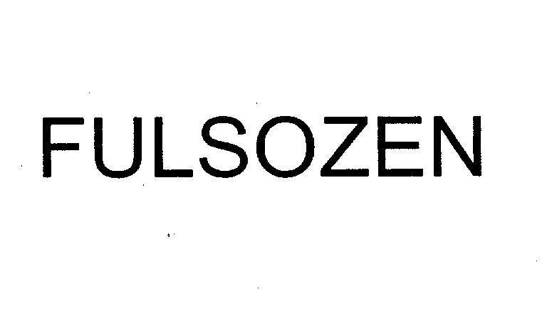 Mẫu nhãn hiệu FULSOZEN