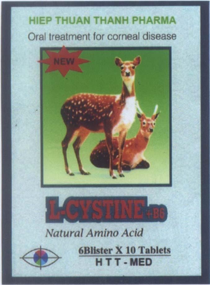 Mẫu nhãn hiệu HIEP THUAN THANH PHARMA L-CYSTINE+B6 HTT - MED