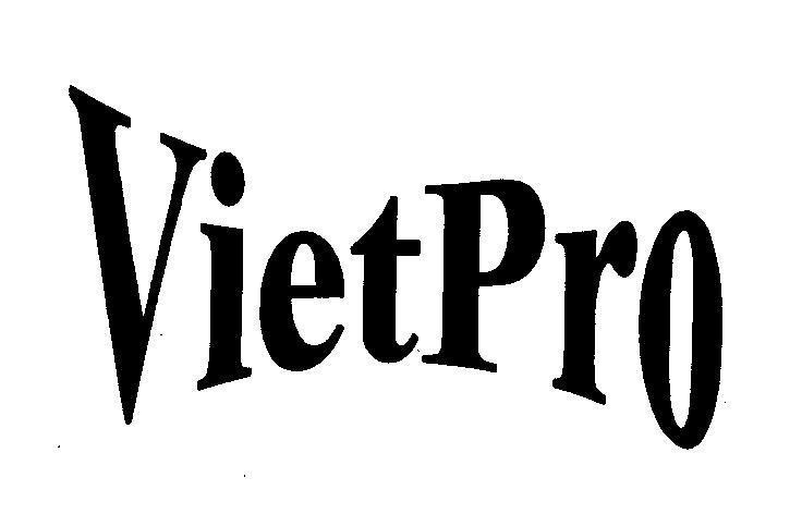 Mẫu nhãn hiệu VIETPRO