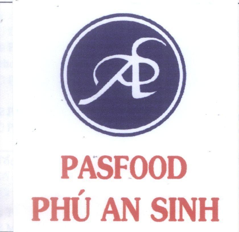 Mẫu nhãn hiệu PAS PASFOOD Phú An Sinh