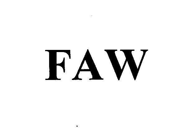 Mẫu nhãn hiệu FAW