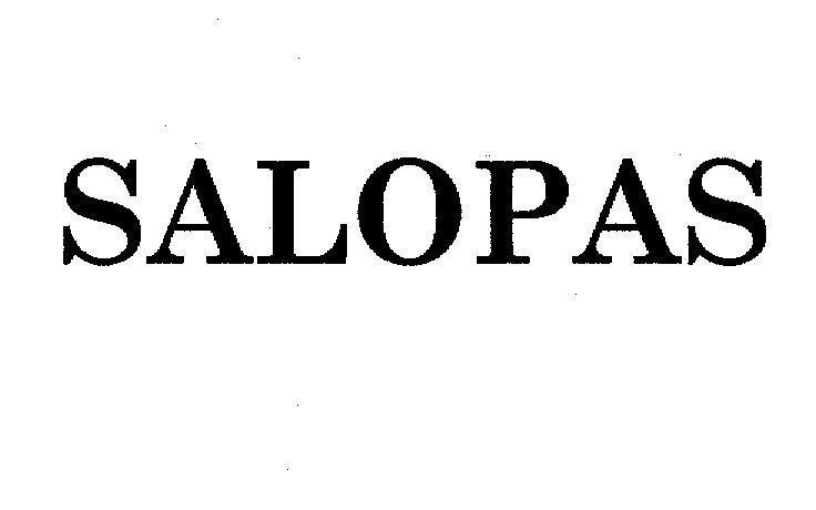 Mẫu nhãn hiệu SALOPAS