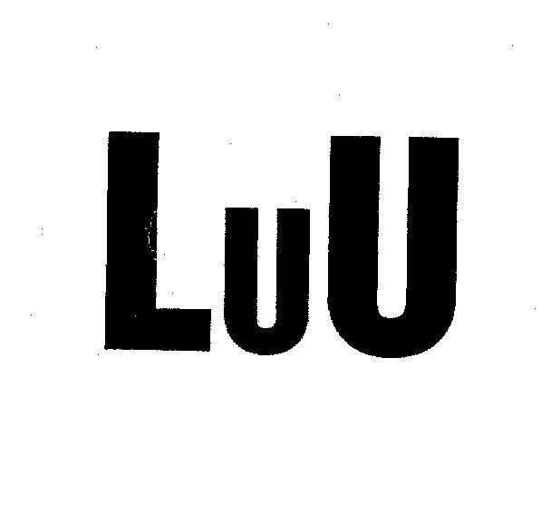 Mẫu nhãn hiệu LUU