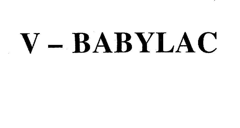 Mẫu nhãn hiệu V - BABYLAC