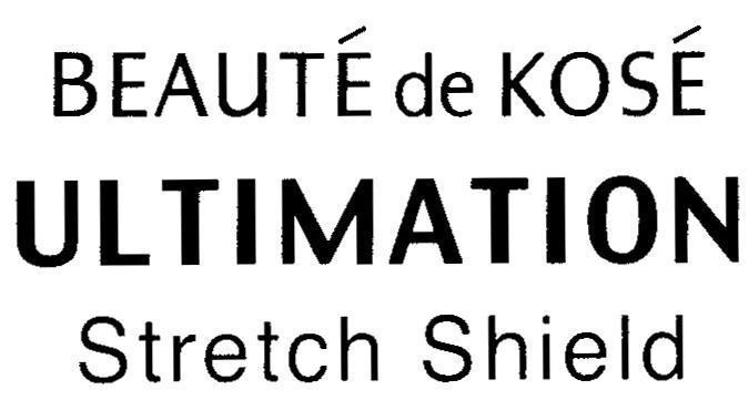 Mẫu nhãn hiệu BEAUTE DE KOSE ULTIMATION STRETCH SHIELD