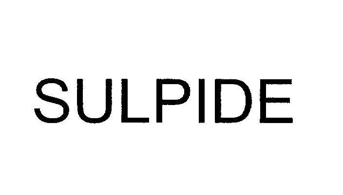 Mẫu nhãn hiệu SULPIDE