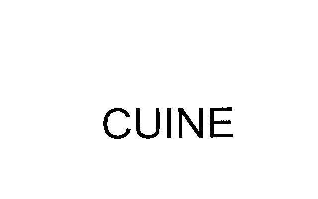 Mẫu nhãn hiệu CUINE