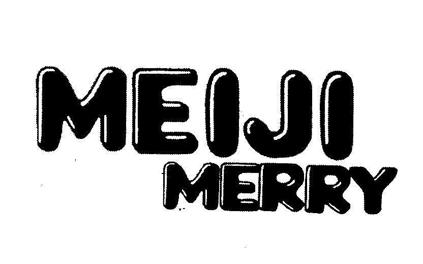 Mẫu nhãn hiệu MEIJI MERRY