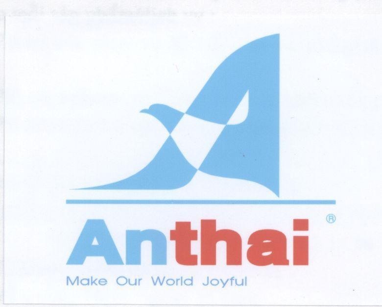 Mẫu nhãn hiệu AT ANTHAI MAKE OUR WORLD JOYFUL
