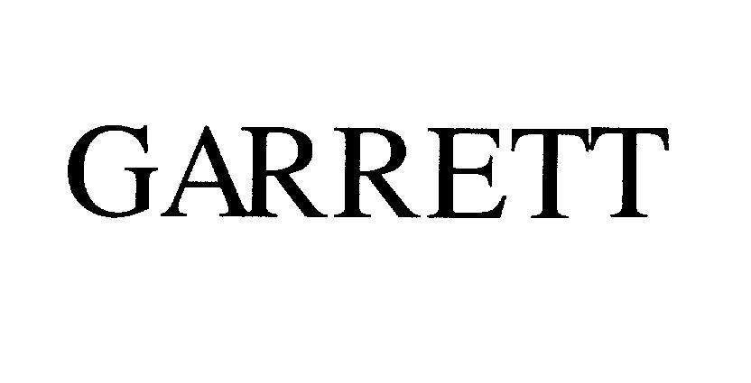 Mẫu nhãn hiệu GARRETT