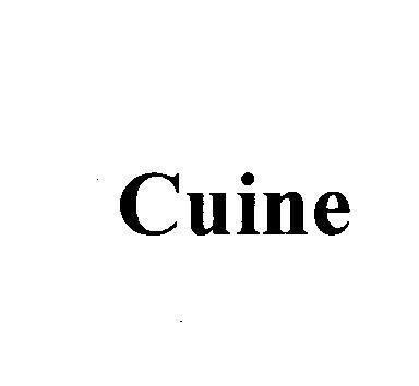 Mẫu nhãn hiệu CUINE