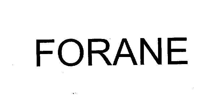 Mẫu nhãn hiệu FORANE