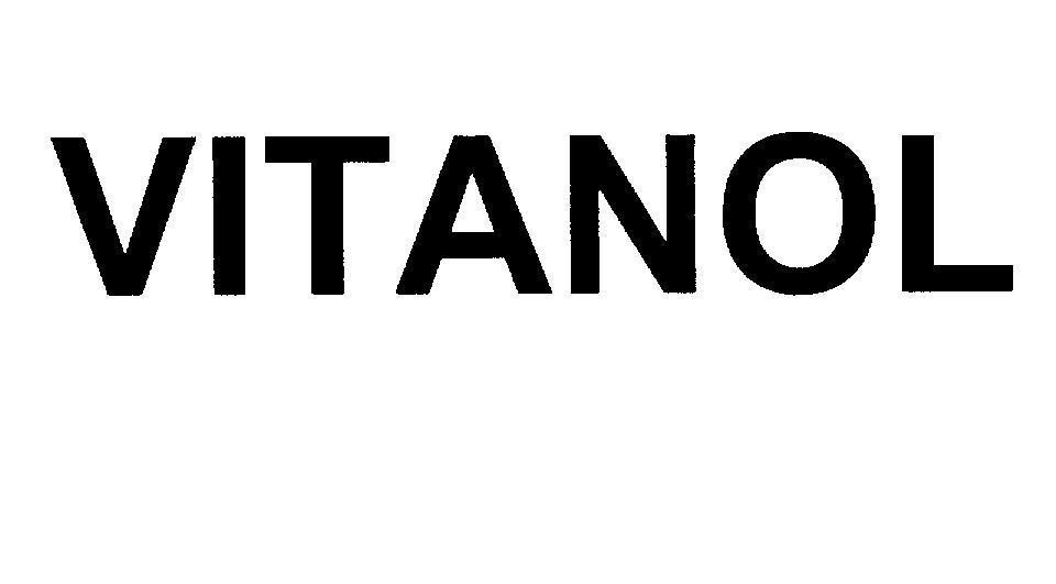 Mẫu nhãn hiệu VITANOL