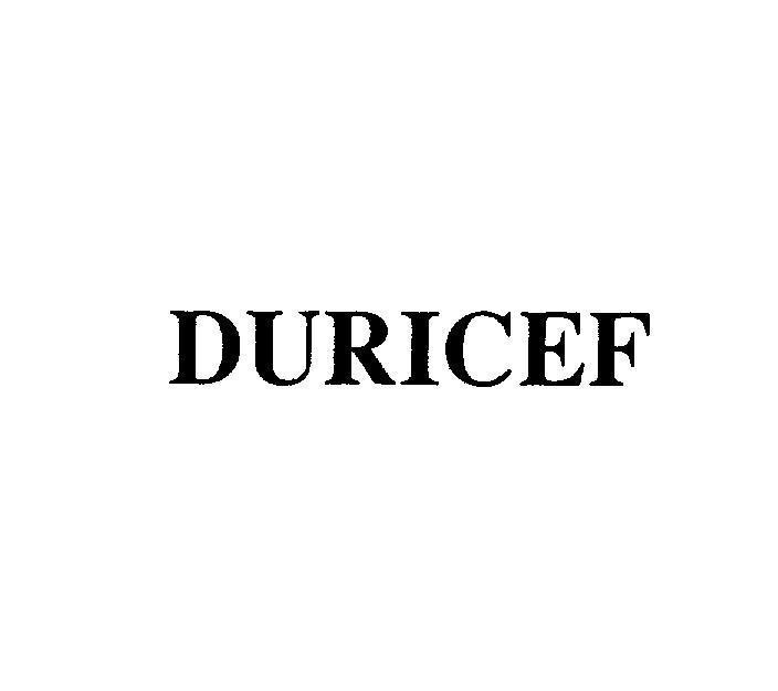 Mẫu nhãn hiệu DURICEF