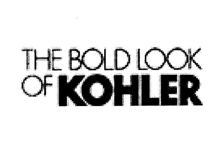 Mẫu nhãn hiệu THE BOLD LOOK OF KOHLER
