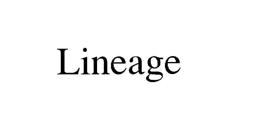 Mẫu nhãn hiệu LINEAGE