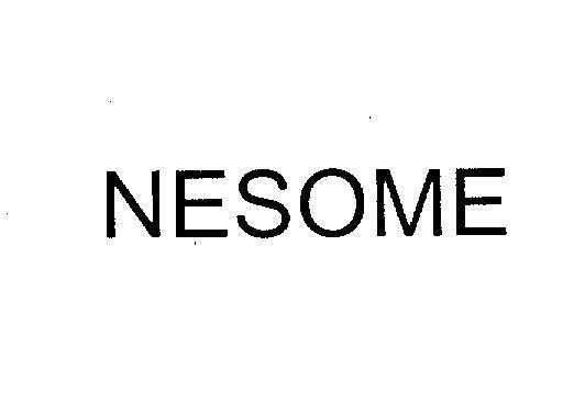 Mẫu nhãn hiệu NESOME