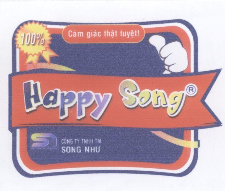Mẫu nhãn hiệu HAPPY SONG SN Song Như Cảm Giác Thật Tuyệt