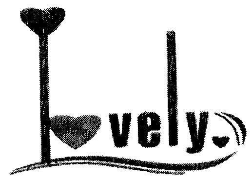 Mẫu nhãn hiệu LOVELY