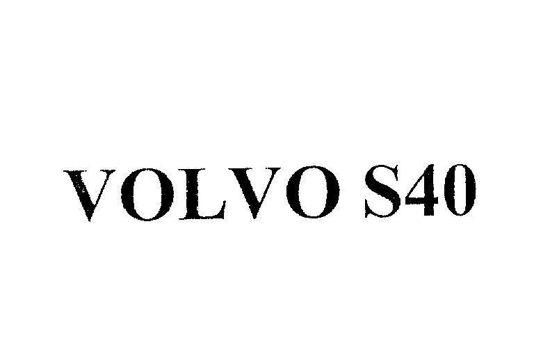 Mẫu nhãn hiệu VOLVO S40