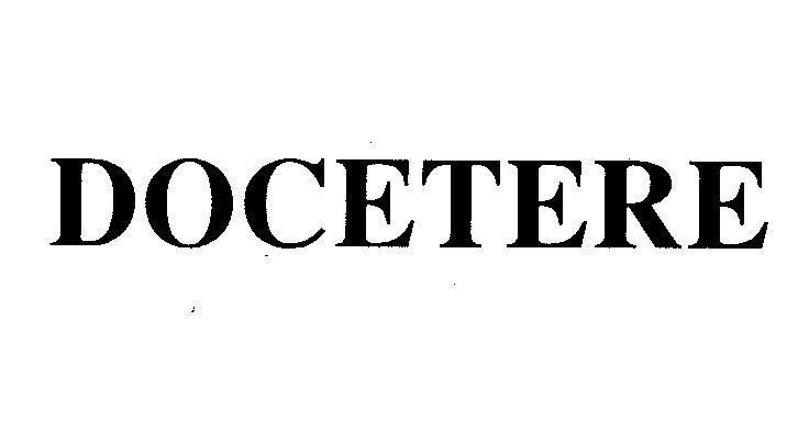 Mẫu nhãn hiệu DOCETERE