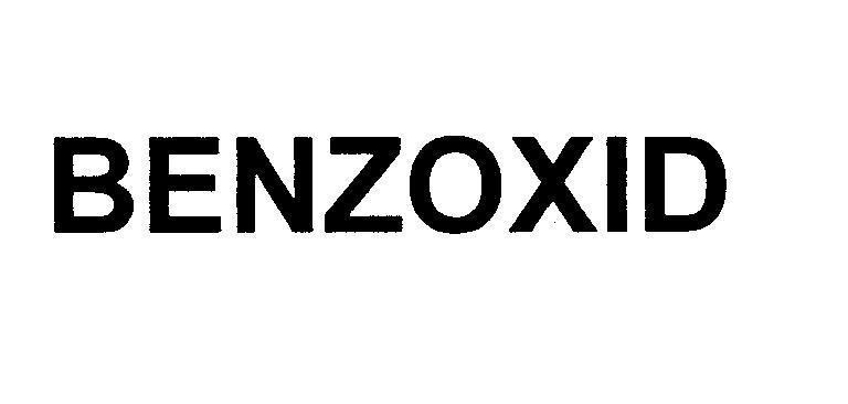 Mẫu nhãn hiệu BENZOXID