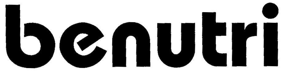 Mẫu nhãn hiệu BENUTRI