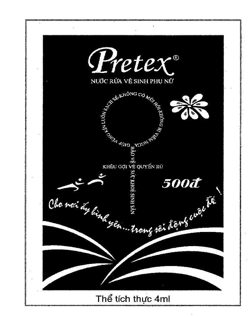 Mẫu nhãn hiệu PRETEX