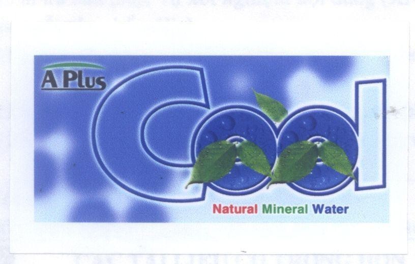 Mẫu nhãn hiệu A PLUS COOL NATURAL MINERAL WATER