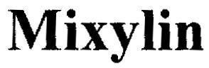Mẫu nhãn hiệu MIXYLIN