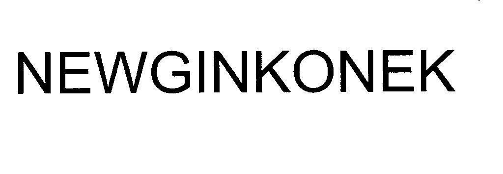 Mẫu nhãn hiệu NEWGINKONEK