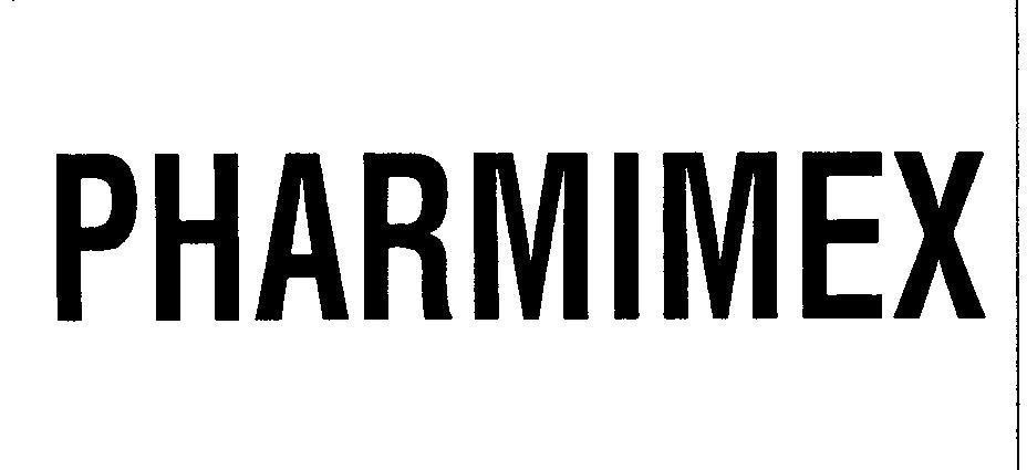 Mẫu nhãn hiệu PHARMIMEX