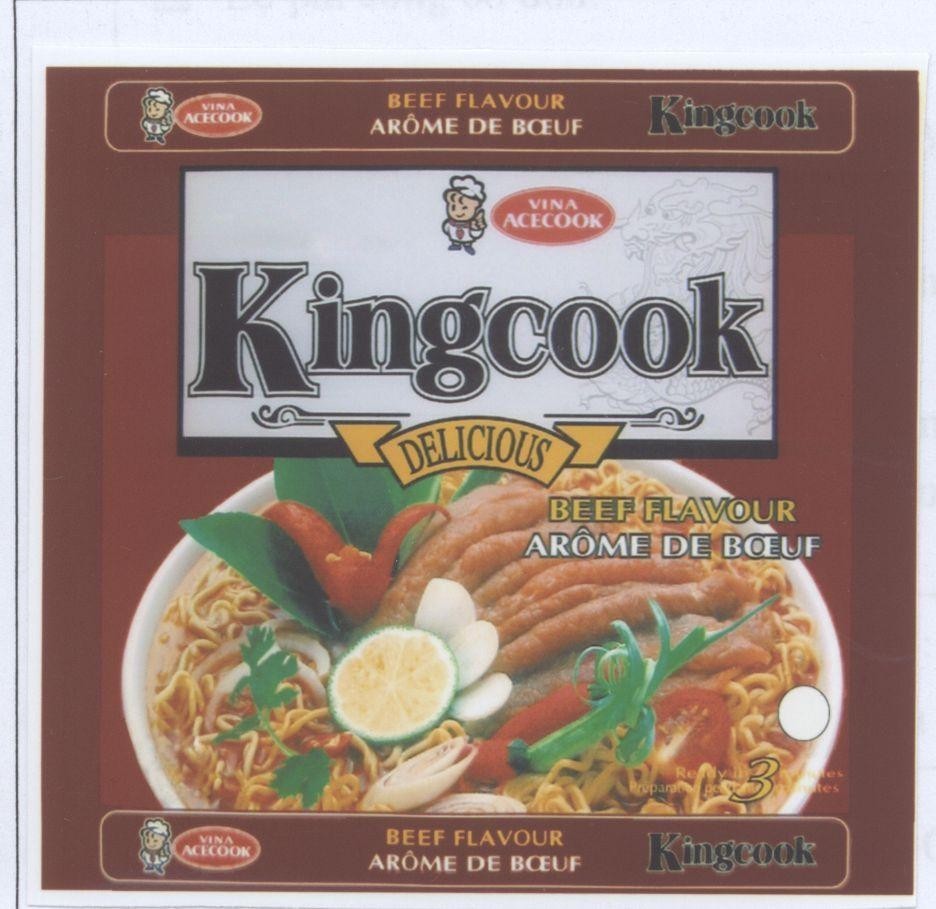 Mẫu nhãn hiệu KINGCOOK VINA ACECOOK