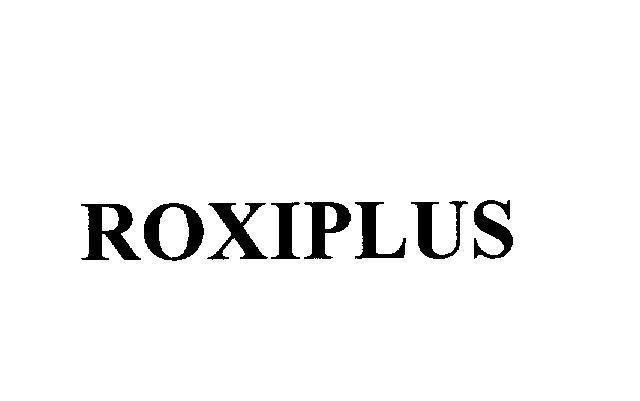 Mẫu nhãn hiệu ROXIPLUS